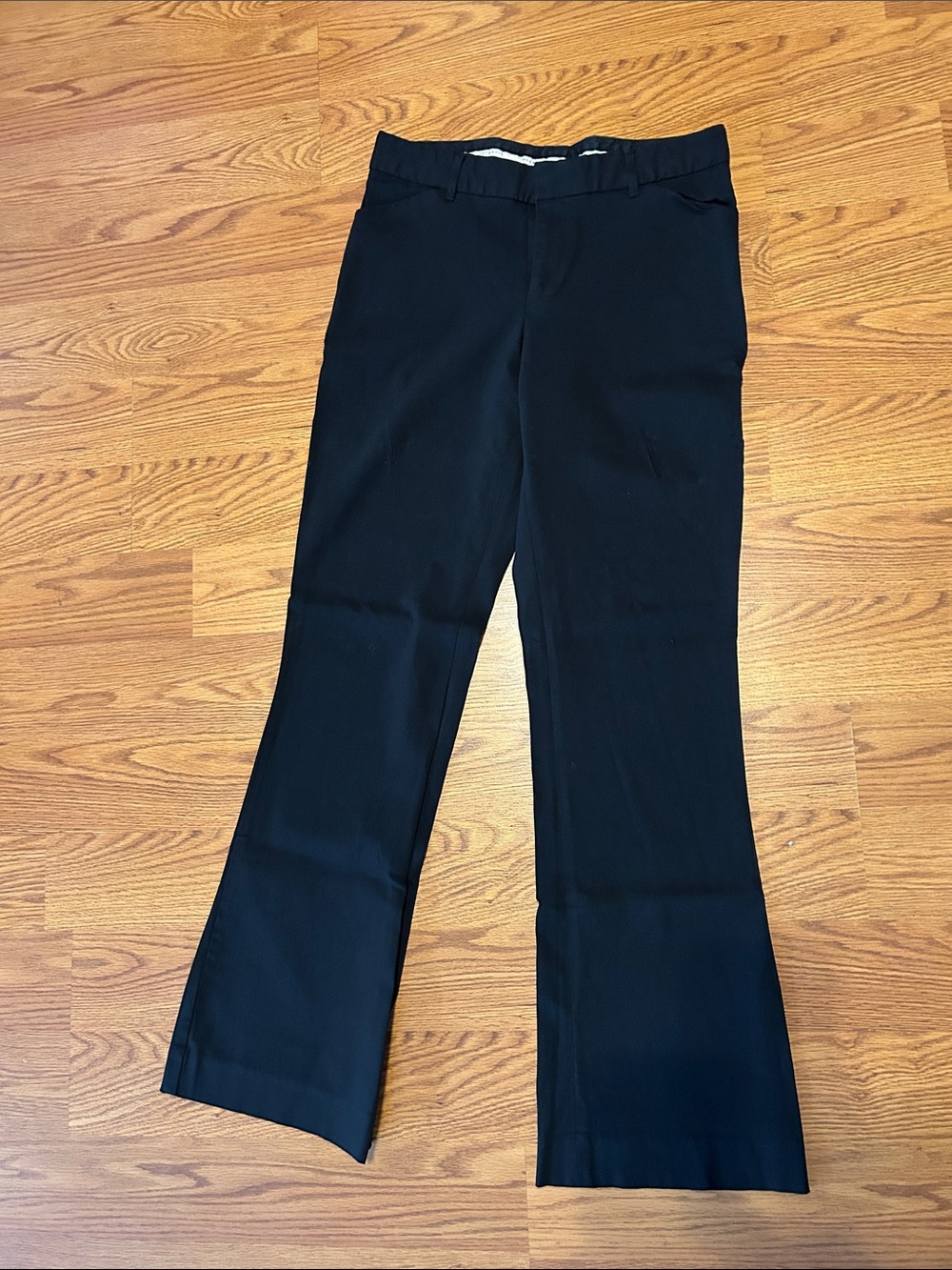 Women's Black Flared Pull-On Trousers